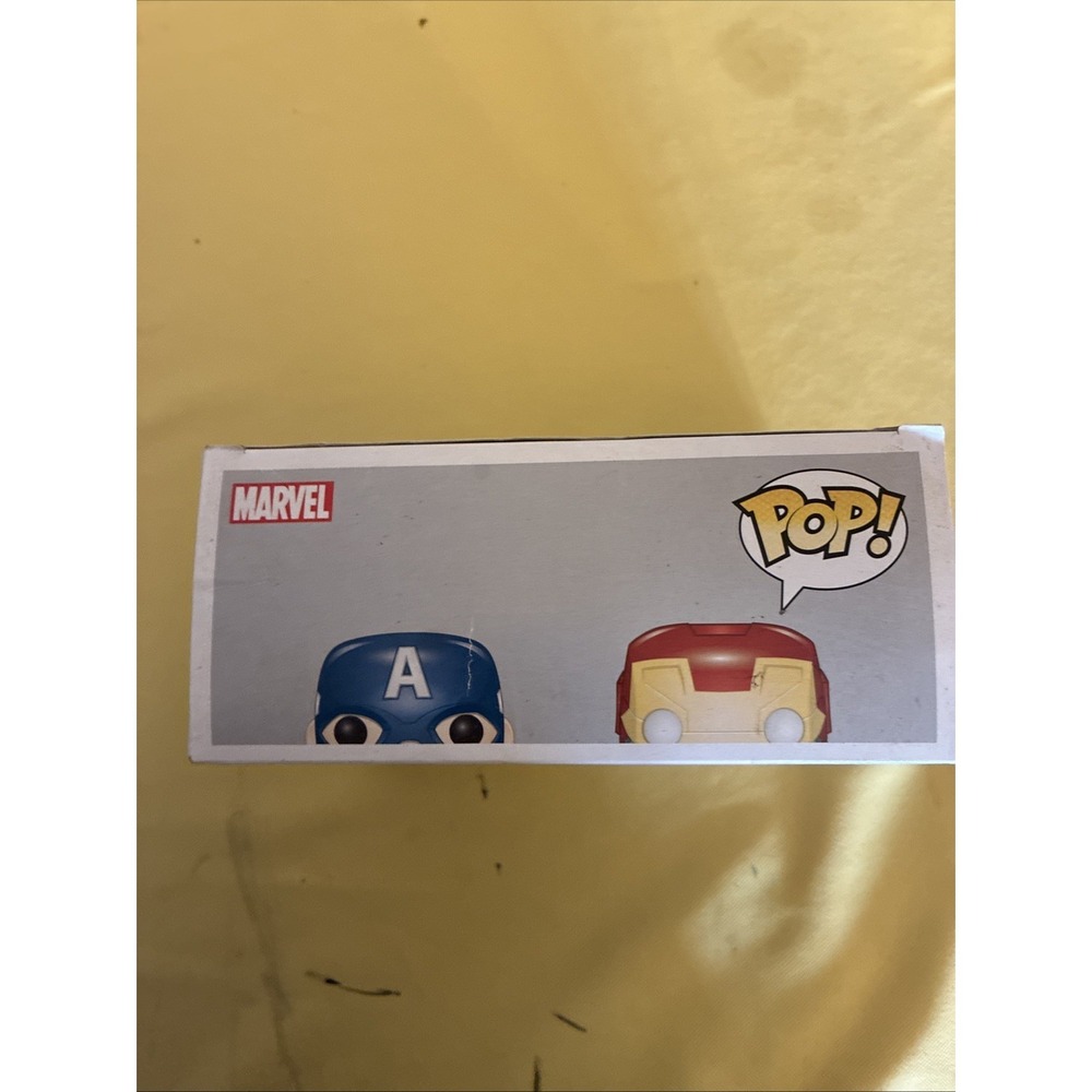 Funko Pop Captain America & Iron Man 2-Pack Civil War Marvel Collector Corps - Picture 2 of 7